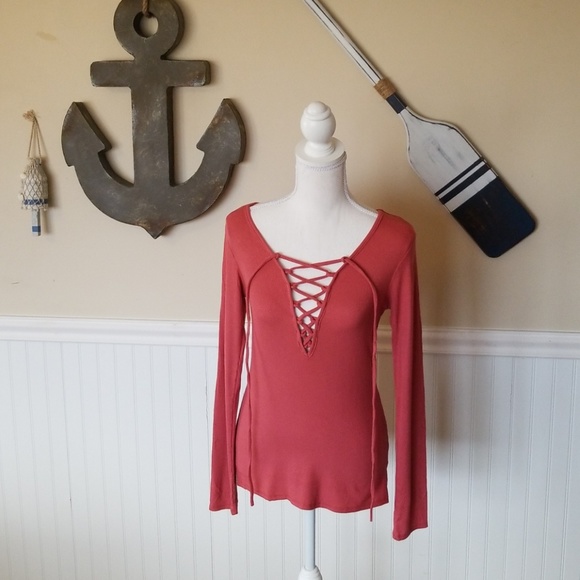 Jolie Tops - Tie up front Shirt